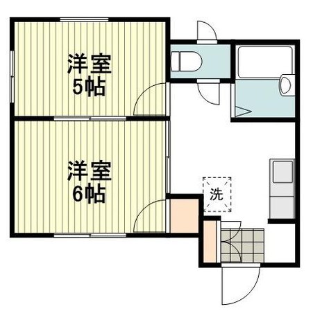 フジフラットの物件間取画像